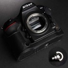 Handmade Genuine Real Leather Camera Half Case Cover Bag For Nikon D850 D750