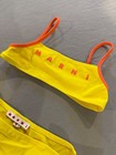 Marni Girls 4t Neon Yellow 2 Piece Swimsuit