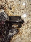 Limoges France Hand Painted Black Rotary Telephone Porcelain Trinket Box