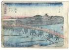 1850 s Hiroshige Antique Tsutaya Original Lifetime Woodblock Print - Yoshida