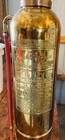 Antique Randolph Cooper Brass Foam Fire Extinguisher empty 