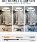 20  Modern Fan Lights Flush Mount Led Ceiling Light Kit With Remote App Control