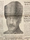 Mustafa Kemal Ataturk Cover Newspaper 1959 Turkish 19 May