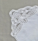 Vintage Madeira Style Linen Doily Bread Liner Cutwork Embroidered