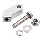 Headlight Lamp Mount Bracket Universal Motorcycle Motorbike Headlight Chrome