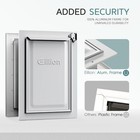 Pet Door For Wall Dog Door For Wall  3-flap Doggie Door For Walls With Insulatio