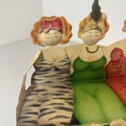 Three Diva Decorative Dressy Women Tin Dimensions 5 x 5 1 4    X 2 1 4   