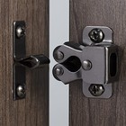 Keenkee 4 Pcs Cabinet Latch Double Roller Catch Hardware For Blacknickel 4ps
