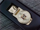 1950s Nash Crest Gold Chrome Money Clip Gift Box Flip Style Nice Nos Quality 