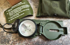 Nos Usgi Cammenga Model 3h Magnetic Compass W Pouch In Box Nsn 6605-01-196-6971