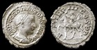 Gordian Iii On Horseback  Xf Scarce Roman Empire Denarius Ancient Coin Rome Mint
