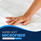 100  Waterproof Mattress Protector Quilted Mattress Pad Cover Breathable Fitted