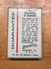 Vintage Brown And Chrome Zippo Lighter With Original Box