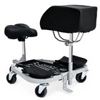 Used Rolling Knee Creeper Chest Support Adjustable Seat Tile Kneeling Cart