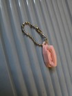 Vintage 1960 s Princess Pink Phone Rotary Dial Telephone  Key Chain
