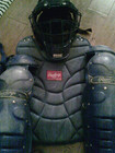 Rawlings Catchers Gear 12-16 Set   Shin Guards  Helmets  And Vest  Knee Savers