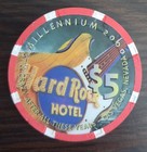  5 Hard Rock Casino Las Vegas  Nv Millennium Casino Chip
