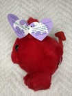 Vintage 1997 Puffkins Collection Swibco Plush W  Tags - Red The Devil