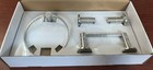 New Sealed Moen Avri 3-piece Bath Accessory Set Brushed Nickel B 50