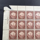 Canada   210 Partial Sheet   Block Of 50 Plate No 1  includes 210i  - Damaged