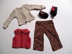 American Girl Doll 2009 Wilderness Outfit Pants Tee Vest Shoes  complete
