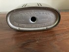 Vintage Union Square Savings Bank Nyc Advertising Metal Oval Coin Bank No Key