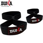 Buka Weight Lifting Figure 8 Shape Gym Bar Straps Padded Hand Support Bar Grip