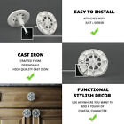 Set Of 12 Cast Iron Nautical Compass Rose Cabinet Hardware Knobs Drawer Pulls