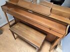 Vintage Mid-century Used Baldwin Acrosonic Upright Piano Walnut Mahogany Finish