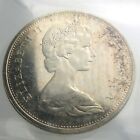 1965 Canada One 1 Dollar Small Beads Pointed 5 800 Silver Iccs Ms-64 Coin R981