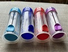 4 Vintage 8oz Playtex Eazy Feed Drop-ins Baby Nurser Bottle Holders Lot   Lids