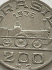 Old World Coin Brazil 200 Reis 1936 Km537  steam Engine   Souza   422 