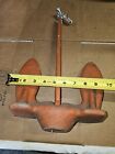 Vintage Orange Boat Anchor _10 Lb  _ 13-1 5 h X 9-1 2  W X 3-3 4 d
