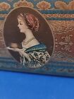Vintage  Hostess Fruit Cake Tin  Metal Victorian Advertising