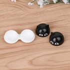 Storage Container Cute Lens Box Portable Contact Cartoon Case  Holder Mirror Cat