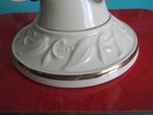 Vintage Antique Porcelier Porcelain Flush Mount Ceiling 3 Bulb Light Fixture