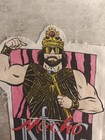 Vintage Macho Man Randy Savage Cloth Scrap 1991 Wwf Wcw