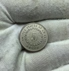 1866 With Rays Shield Nickel - Circulated Better Date 5c C476