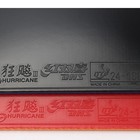 2pcs Dhs Table Tennis Rubber Sponge-hurricane 3 Neo 40 Degree 2 2mm red black