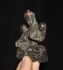 2  Old Tibetan Buddhism Bronze Green Tara Guanyin Goddess Buddha Statue Thang-ga