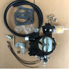 Marine Carburetor For Mercruiser 2 Barrel 2 5 3 0l 4cyl W long Linkage Black