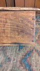 Best Antique Early Primitive Handmade Wood Document Box 11  Sq n