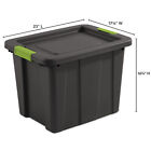 Sterilite Tuff1 Latching 18 Gallon Plastic Storage Container   Lid  12 Pack 