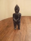 Vintage Carved Canadian Inuit Figure Eskimo Art Standing Figure 6 1 2 Inches