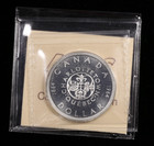 1964  1 Missing Dot Iccs Pl-64 Cameo Canada Silver Dollar No Dot Proof Like