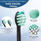 8x Packs Black For Philips Soni-care Diamond Clean Toothbrush Heads Usa