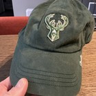 Milwaukee Bucks Deer Logo On Green Hat Cap Strap Buckle Nba 47 Brand-women   s