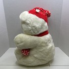Vintage Kmart White Our Christmas Teddy Bear Dan Dee Stuffed Animal Plush Toy 