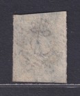 South Australia Scott 3 Used 1855 6d Deep Blue Victoria Imperf Scv  180