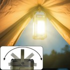 Portable Solar Camping Lantern Lamp Usb Rechargeable Waterproof Outdoor Light Us
